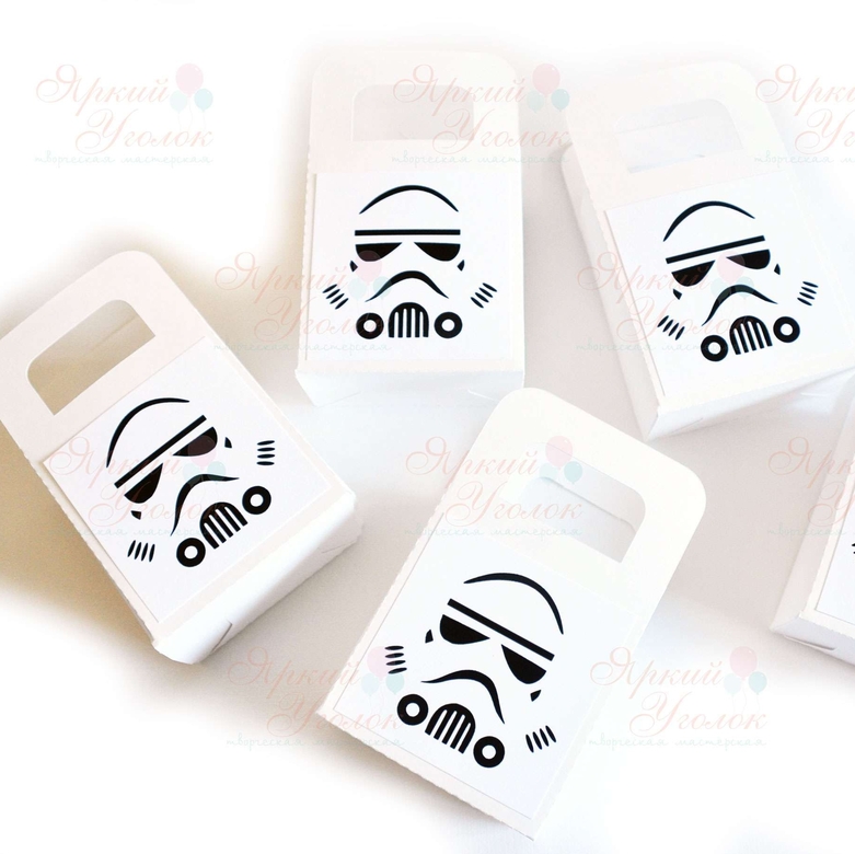 Бонбоньерка открытые с ручками с объемным декором Звездные войны