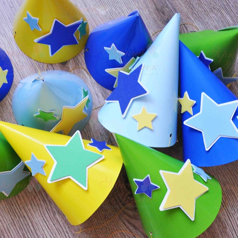 Колпачки со звездами