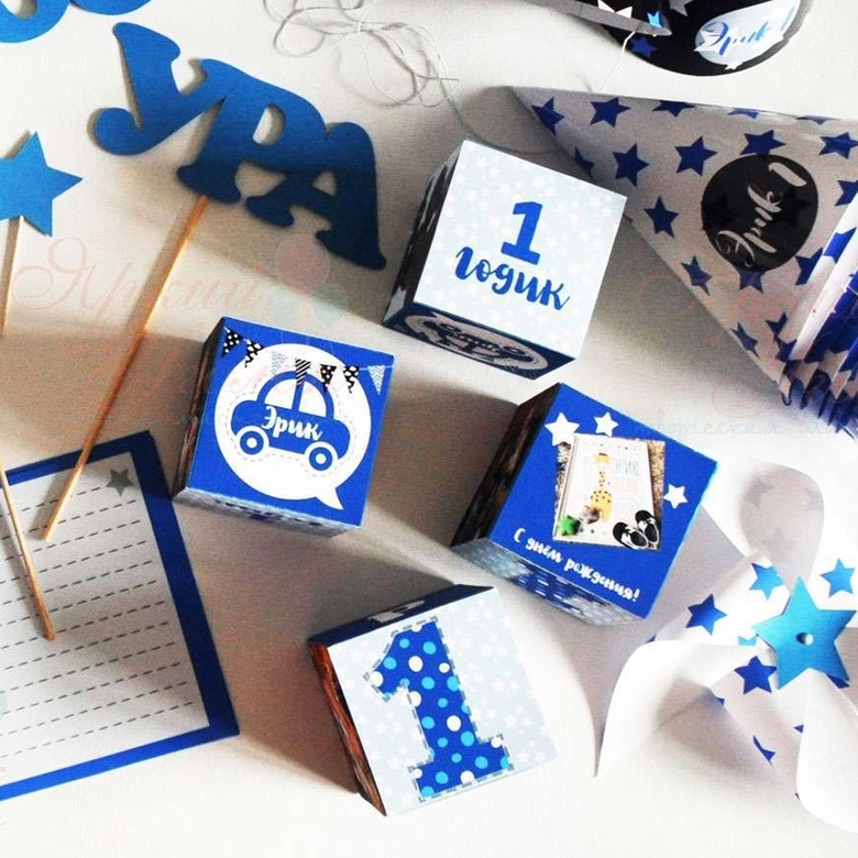 Кубики, все стороны разные