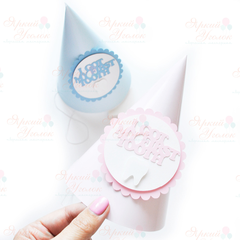 Колпачок с объемным декором "Первый зубик"