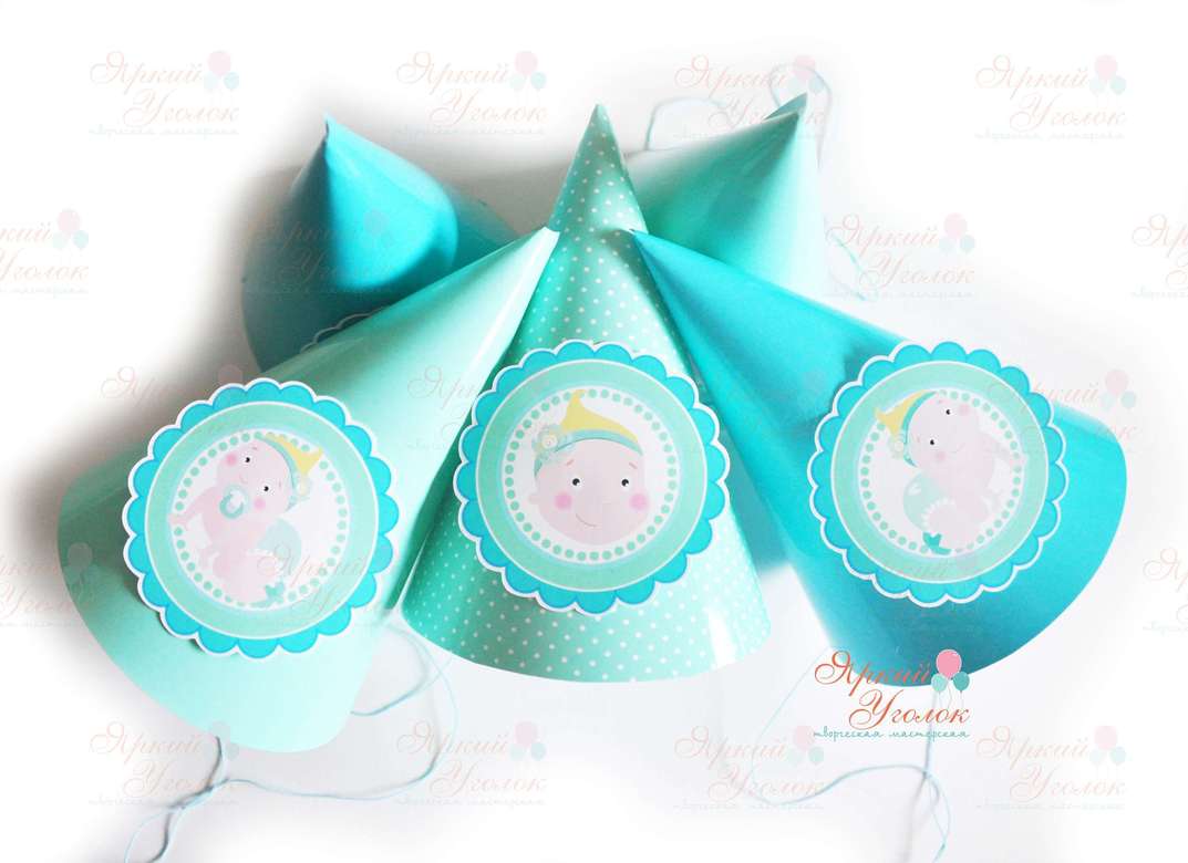 Колпачки с объемным декором "Малышка"