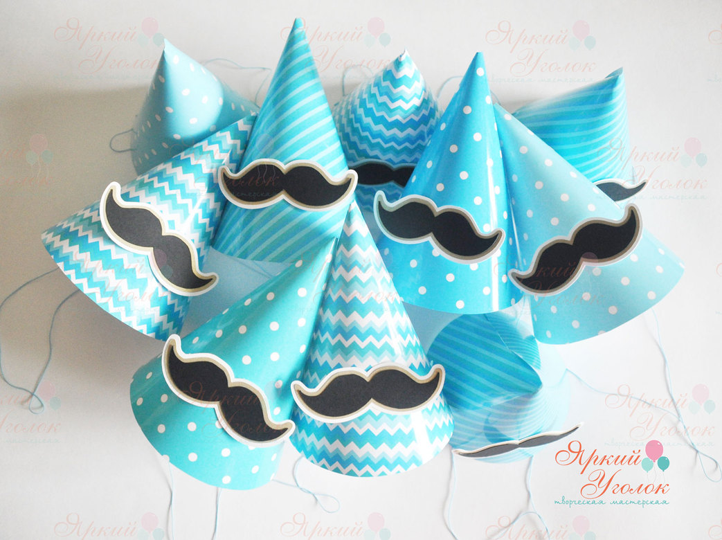 Колпачки с объемным декором "Маленький джентельмен"