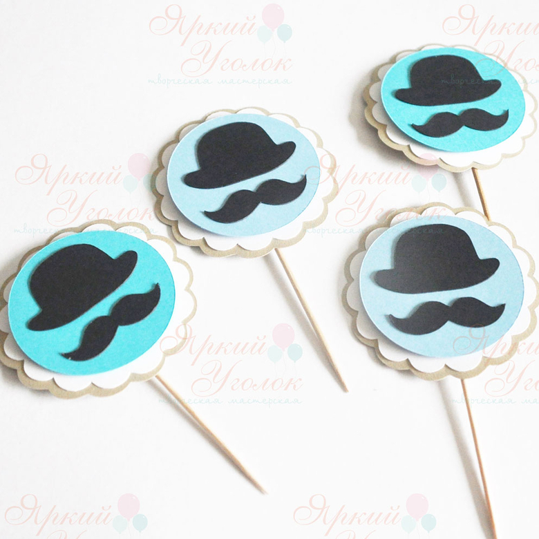 Топперы "Маленький джентельмен" из отдельных элементов