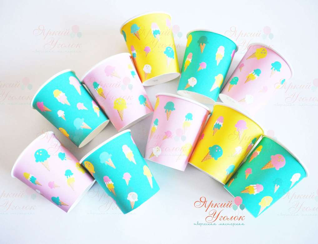 Питьевые стаканчики "Мороженки"