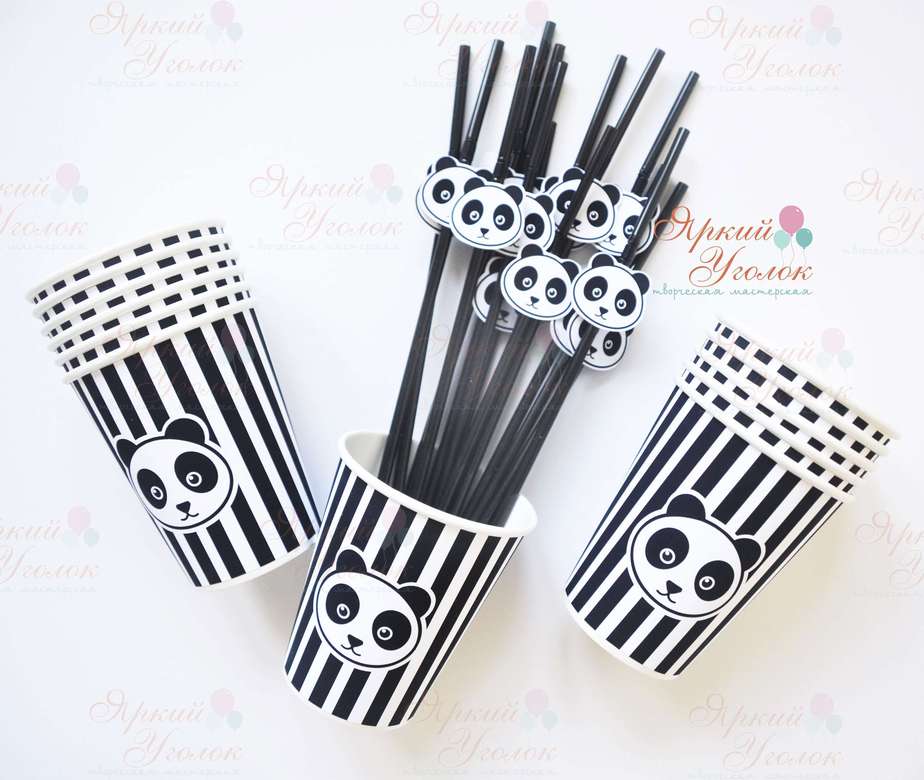 Питьевые стаканчики "Панды"