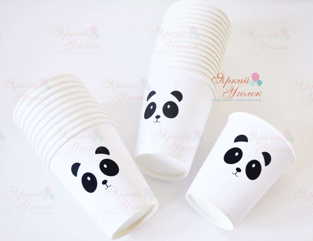 Питьевые стаканчики "Панды"