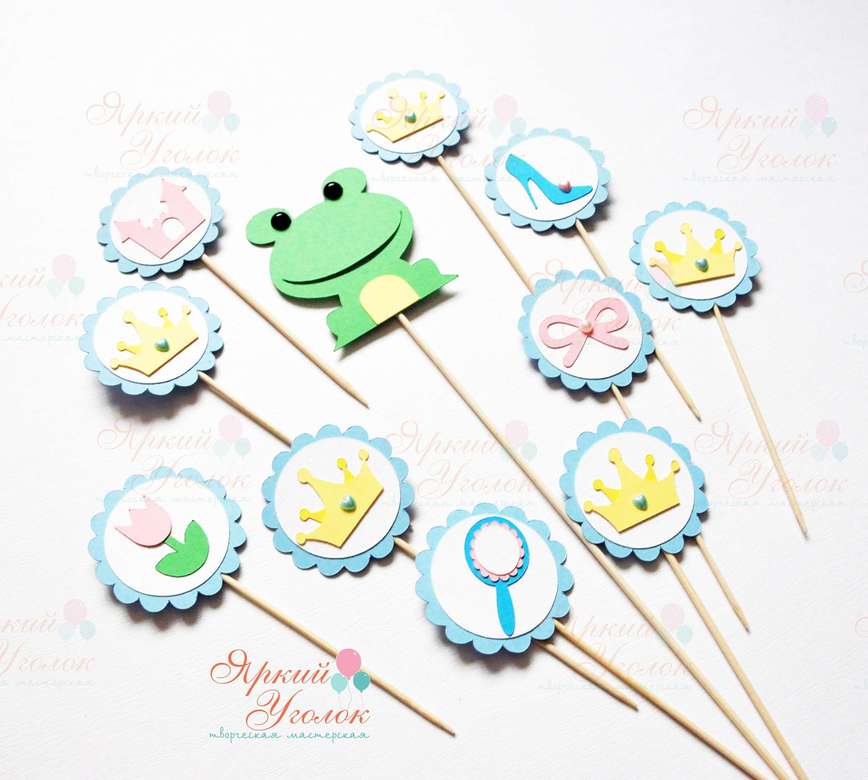 Топперы из отдельных элементов "Принцесса"