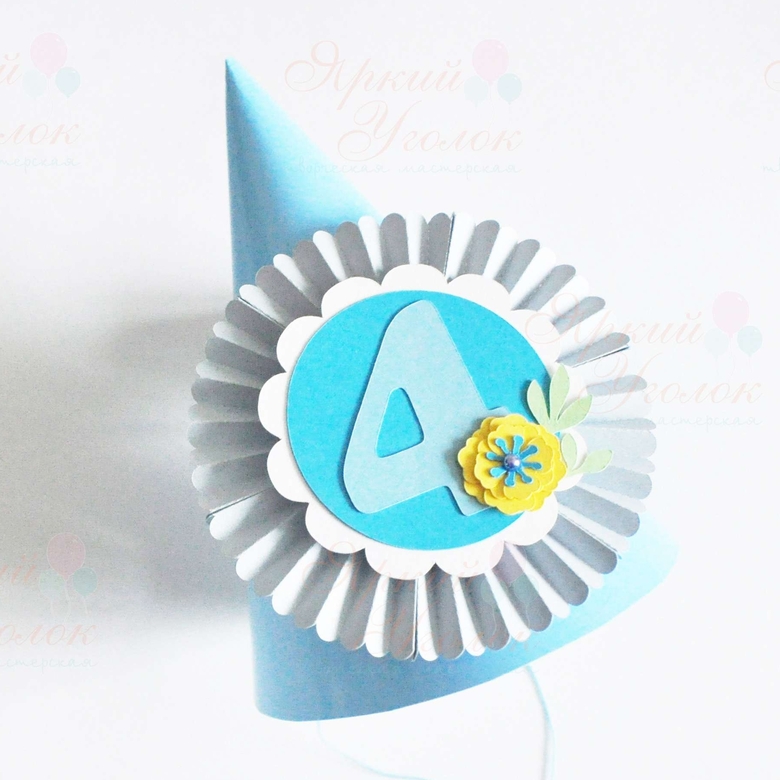 Колпачок со сложным объемным декором и цифрой