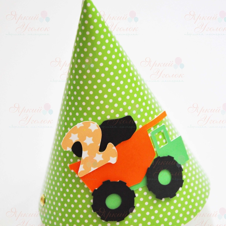 Колпачок с объемным декором "Стройка"