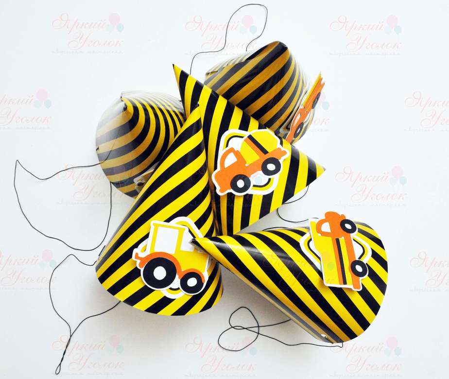 Колпачок с объемным декором "Стройка"