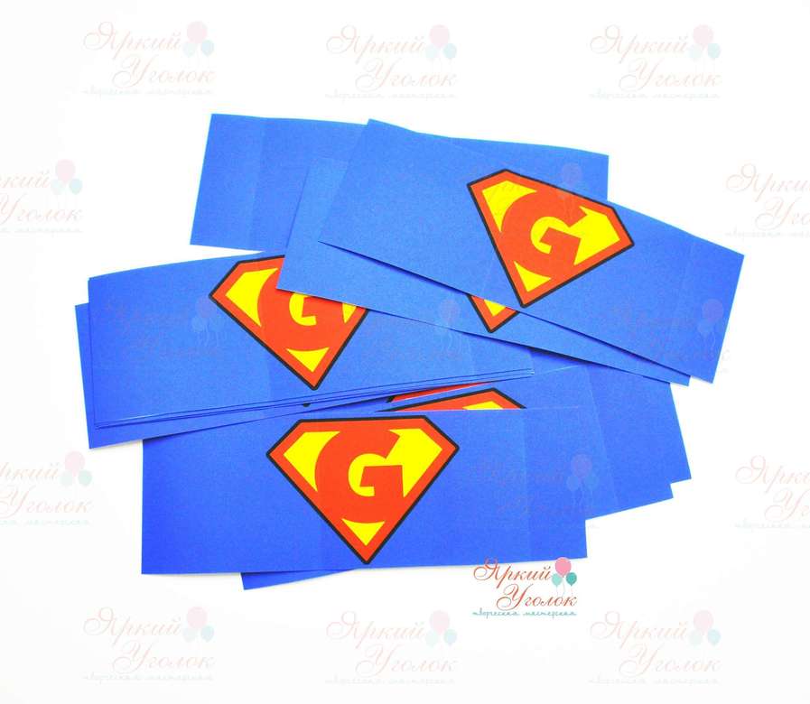 Наклейки на бутылочки "Супергерои (комиксы)"