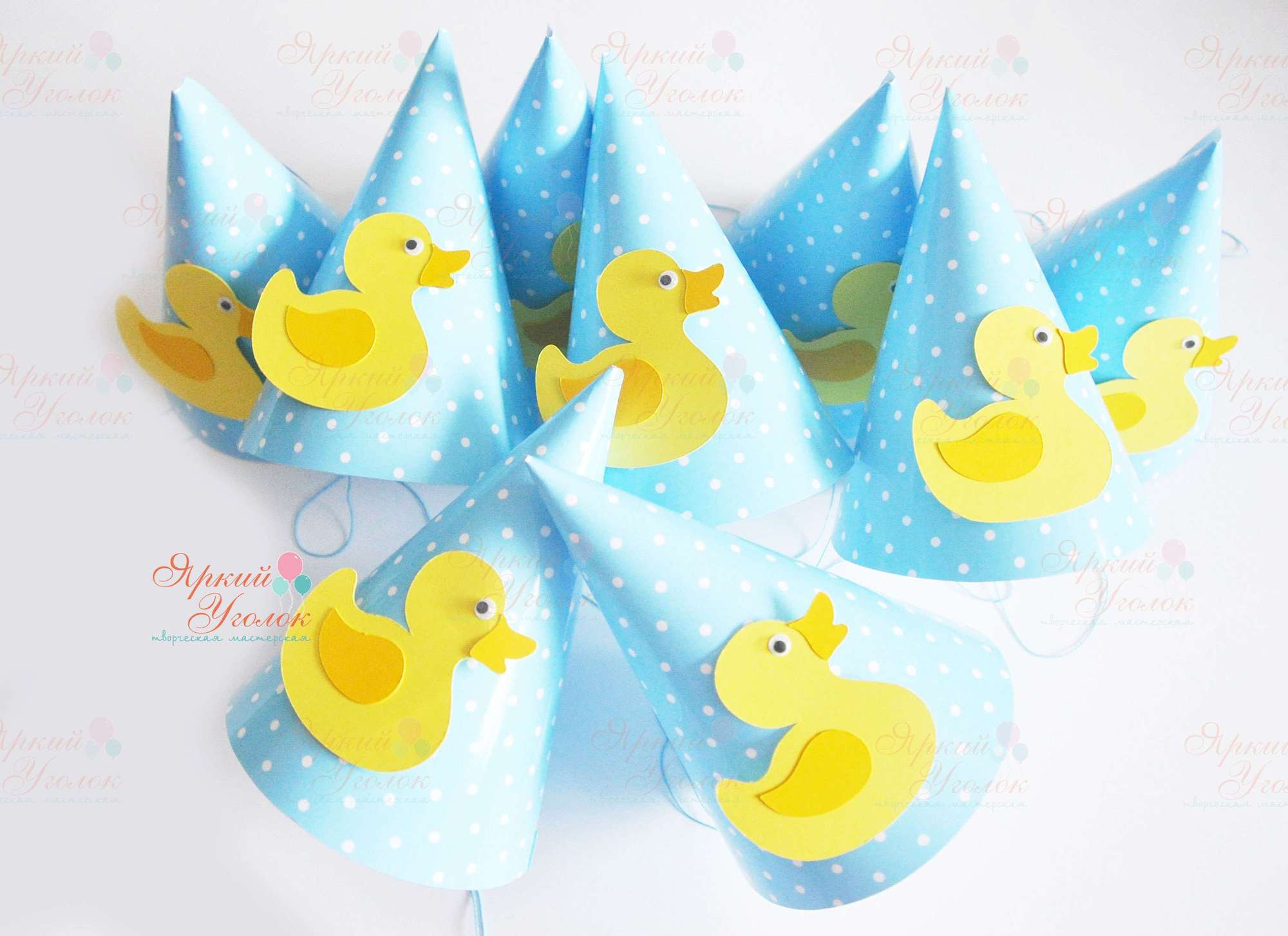 Колпачки с объемным декором "Уточки"