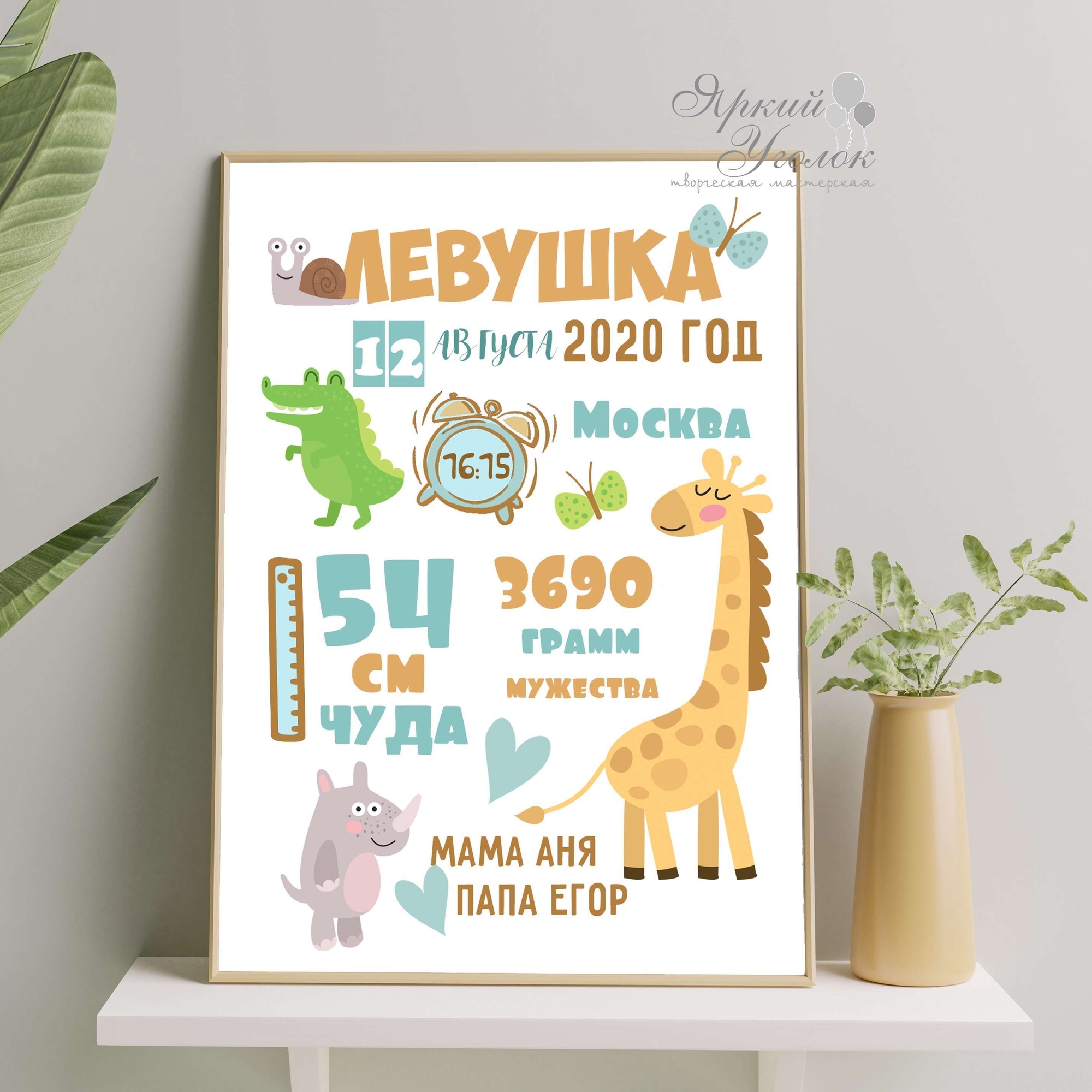 Метрика "Зоопарк" А4