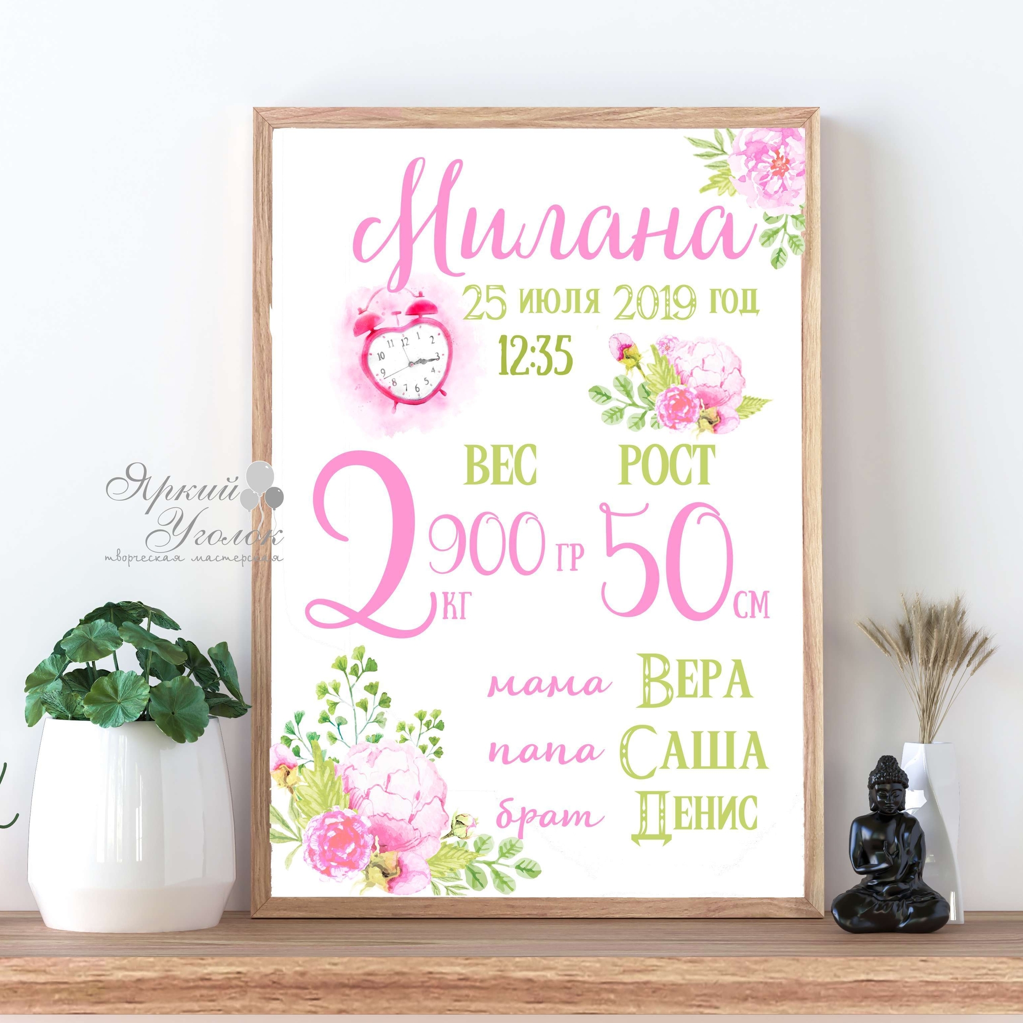 Метрика "Пионы" А4