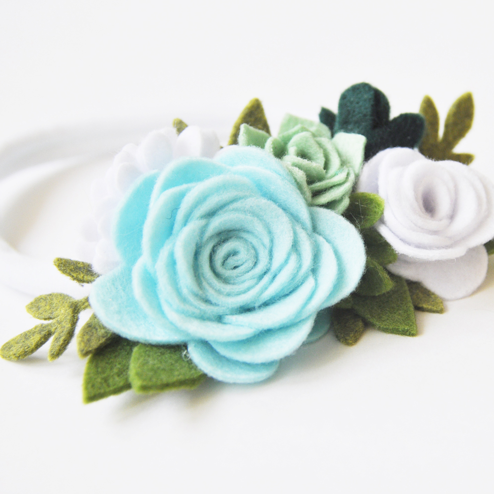 ПОВЯЗКА КОМПОЗИЦИЯ ГОЛУБЫЕ ЦВЕТЫ