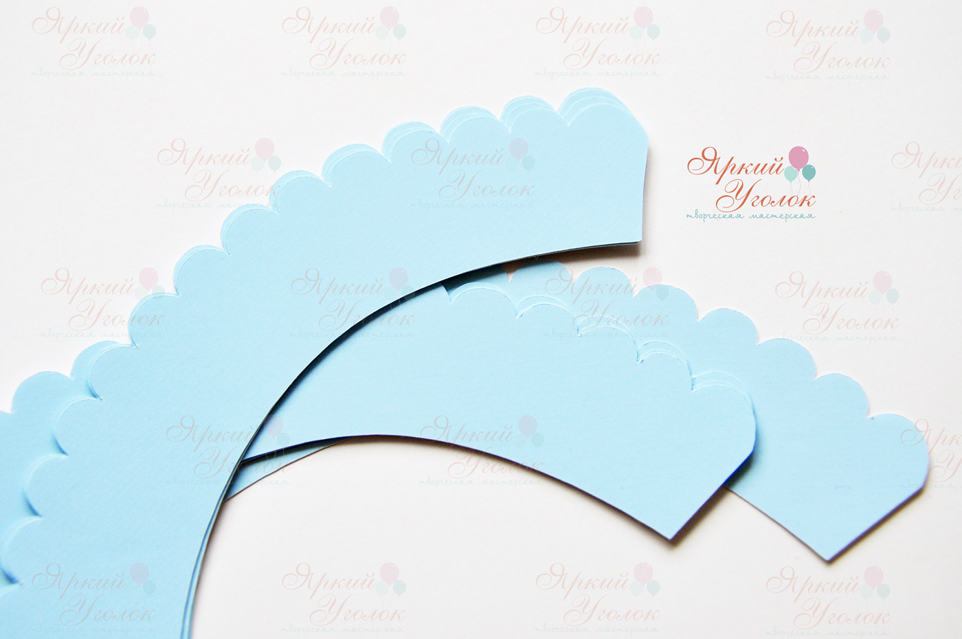 Юбочки для капкейков однотонные