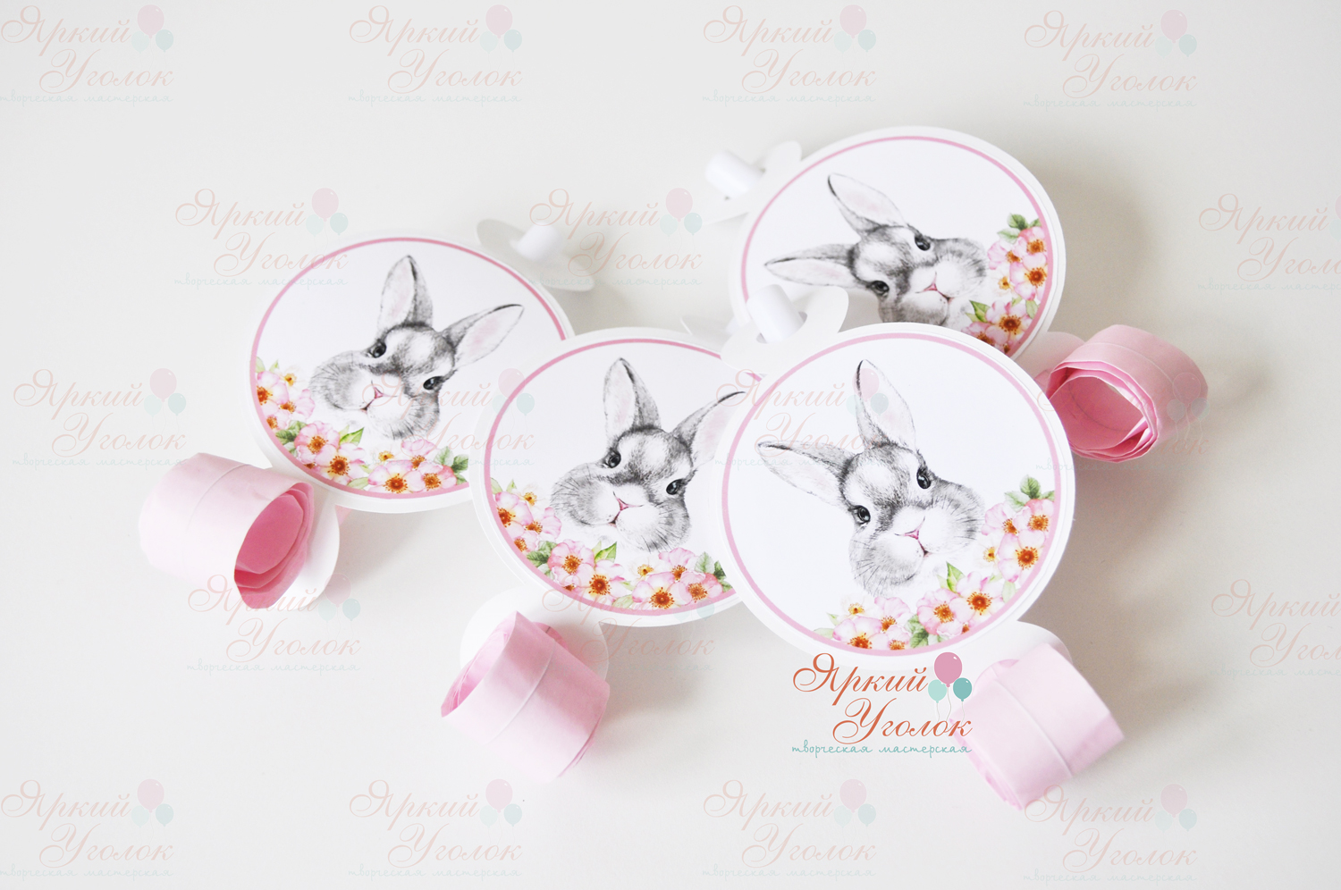 Праздничные язычки дуделки "Зайки"