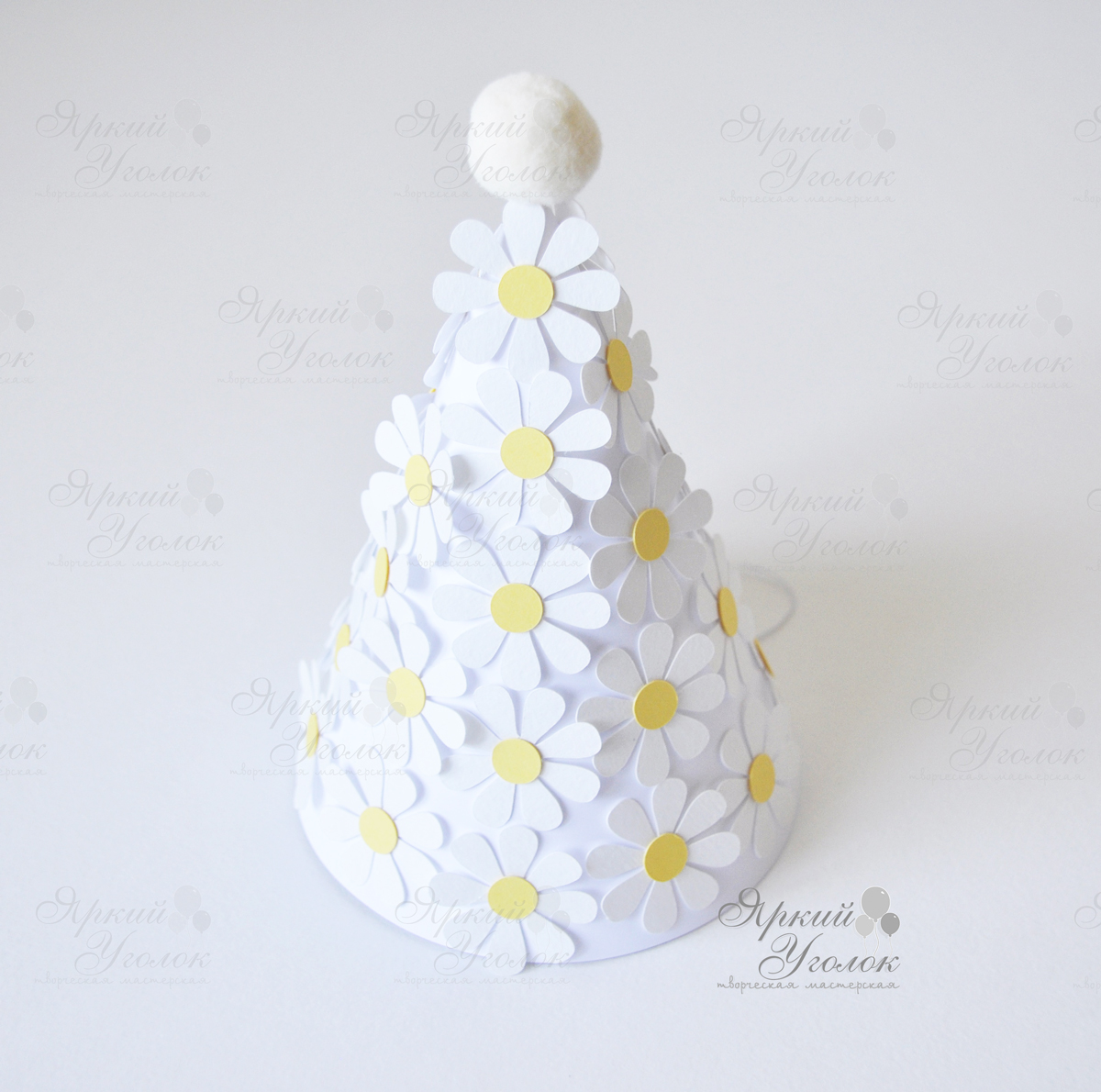 Колпачки со сложным объемным декором "Ромашки"