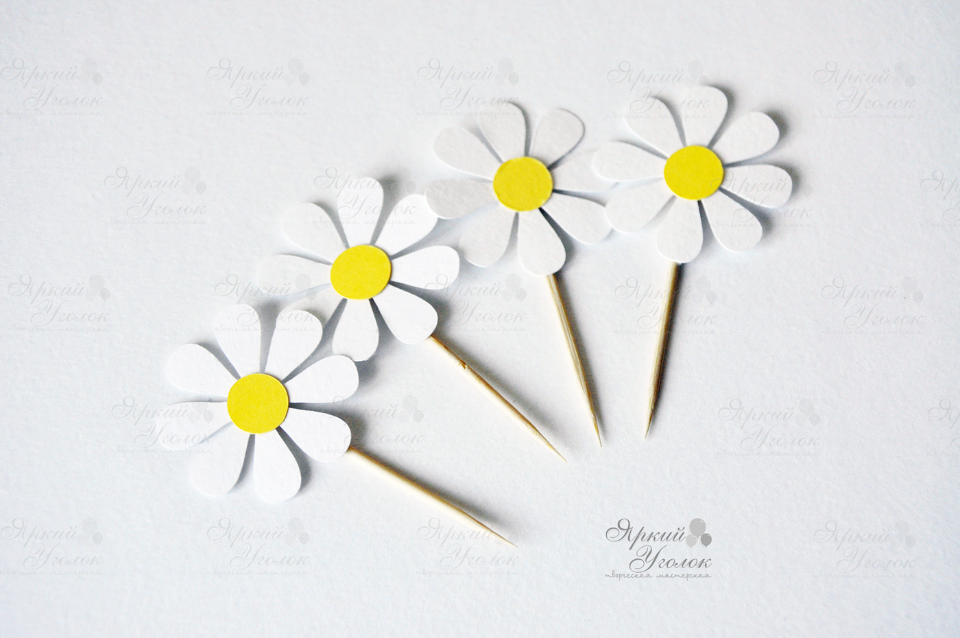 Топперы мини "Ромашки"