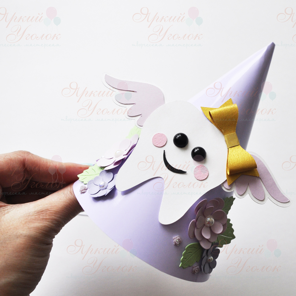 Колпачок со сложным объемным декором "Первый зубик"