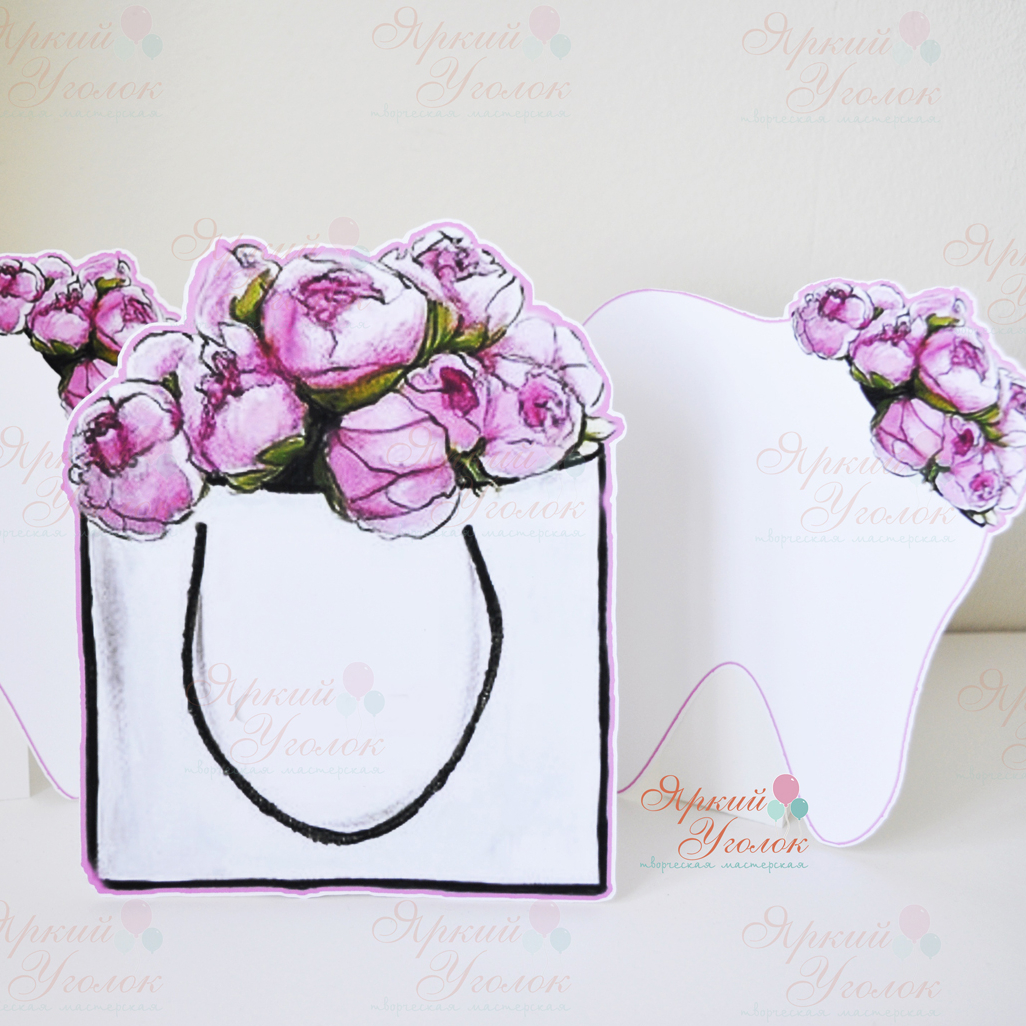 Картинки напечатанные с подставкой "Зубик и цветы"