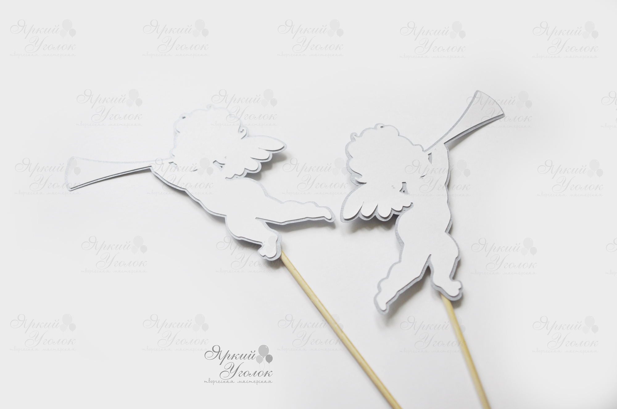 Топперы фигурные "Ангелы"