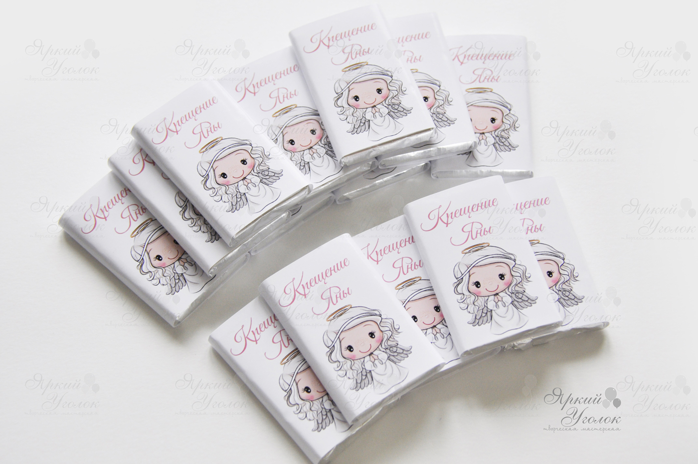 Обертки на шоколад  "Ангелок", 15 гр