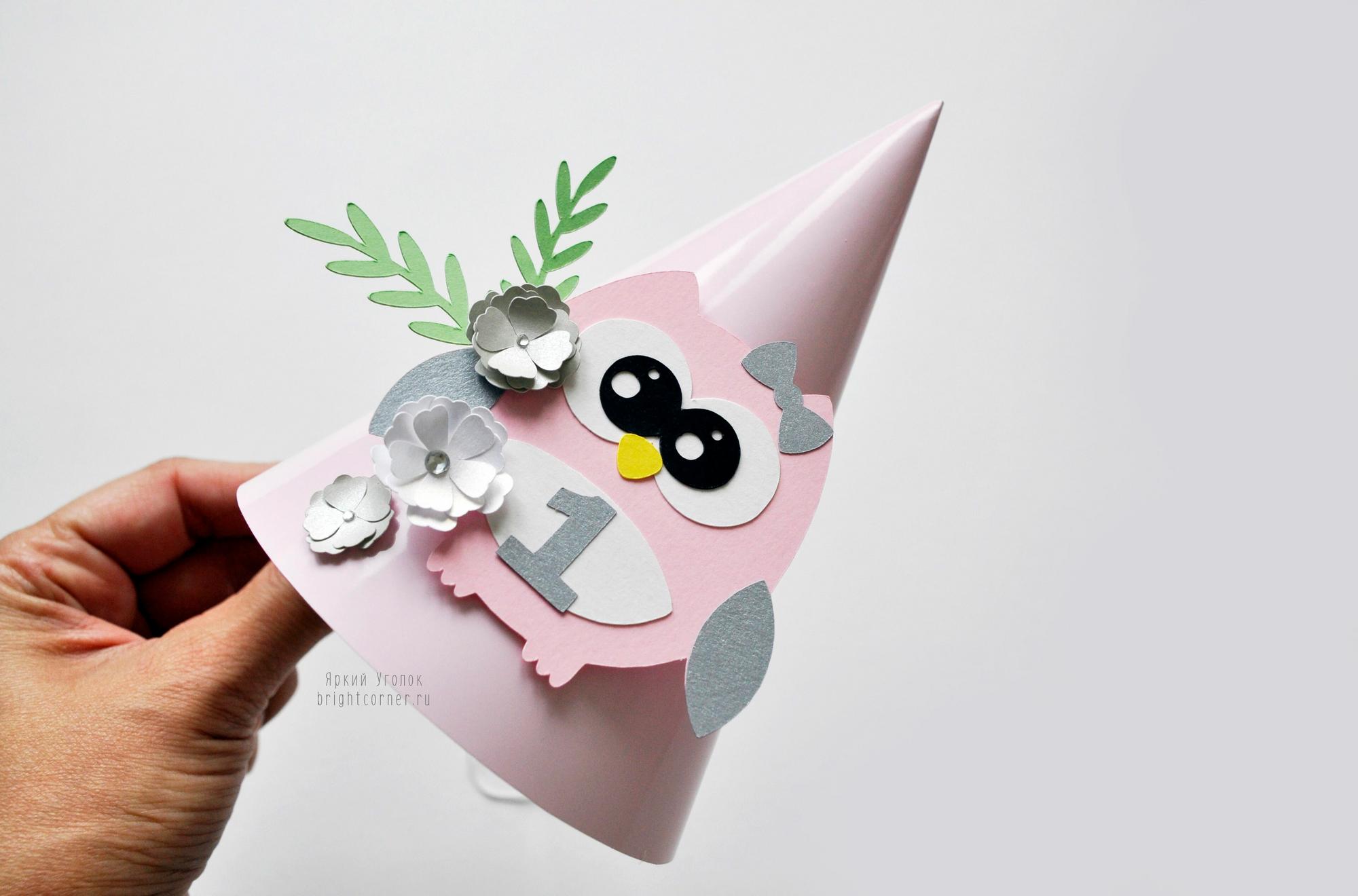 Колпачки со сложным декором "Совушка"