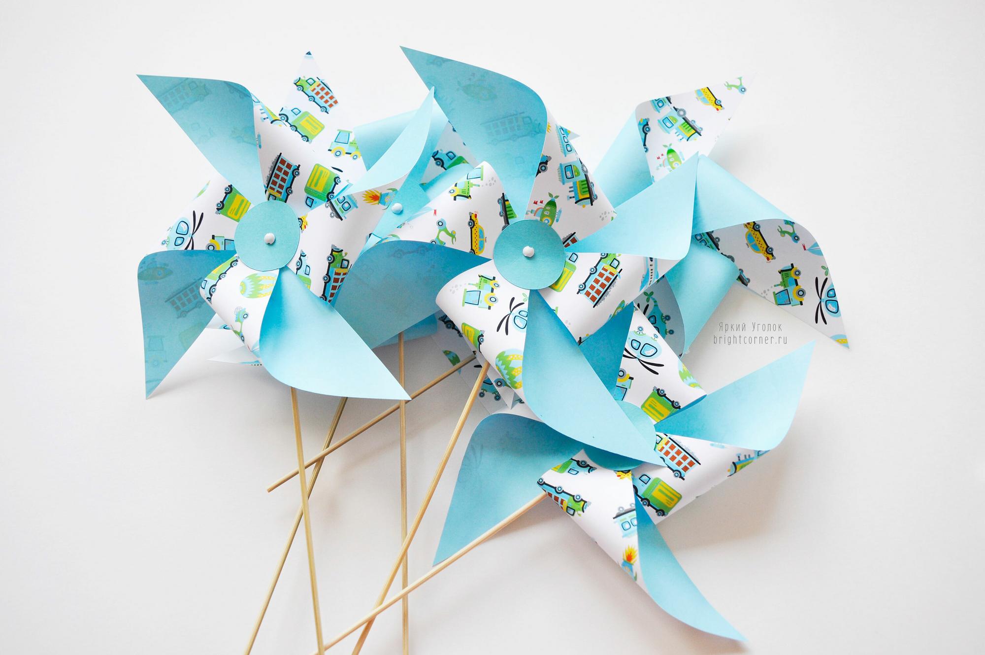 Декоративные вертушки с транспортом