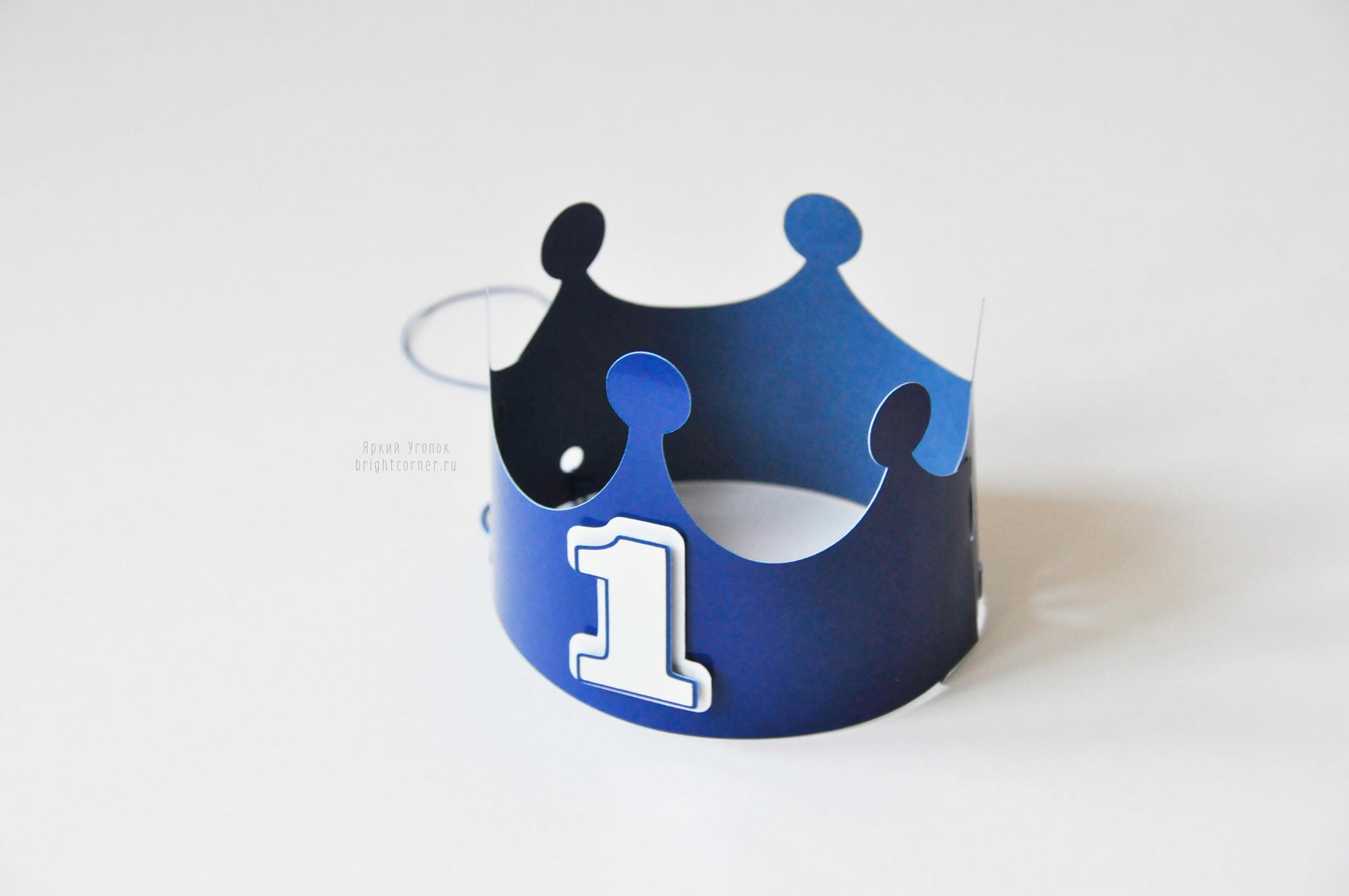 Корона со сложным объемным декором