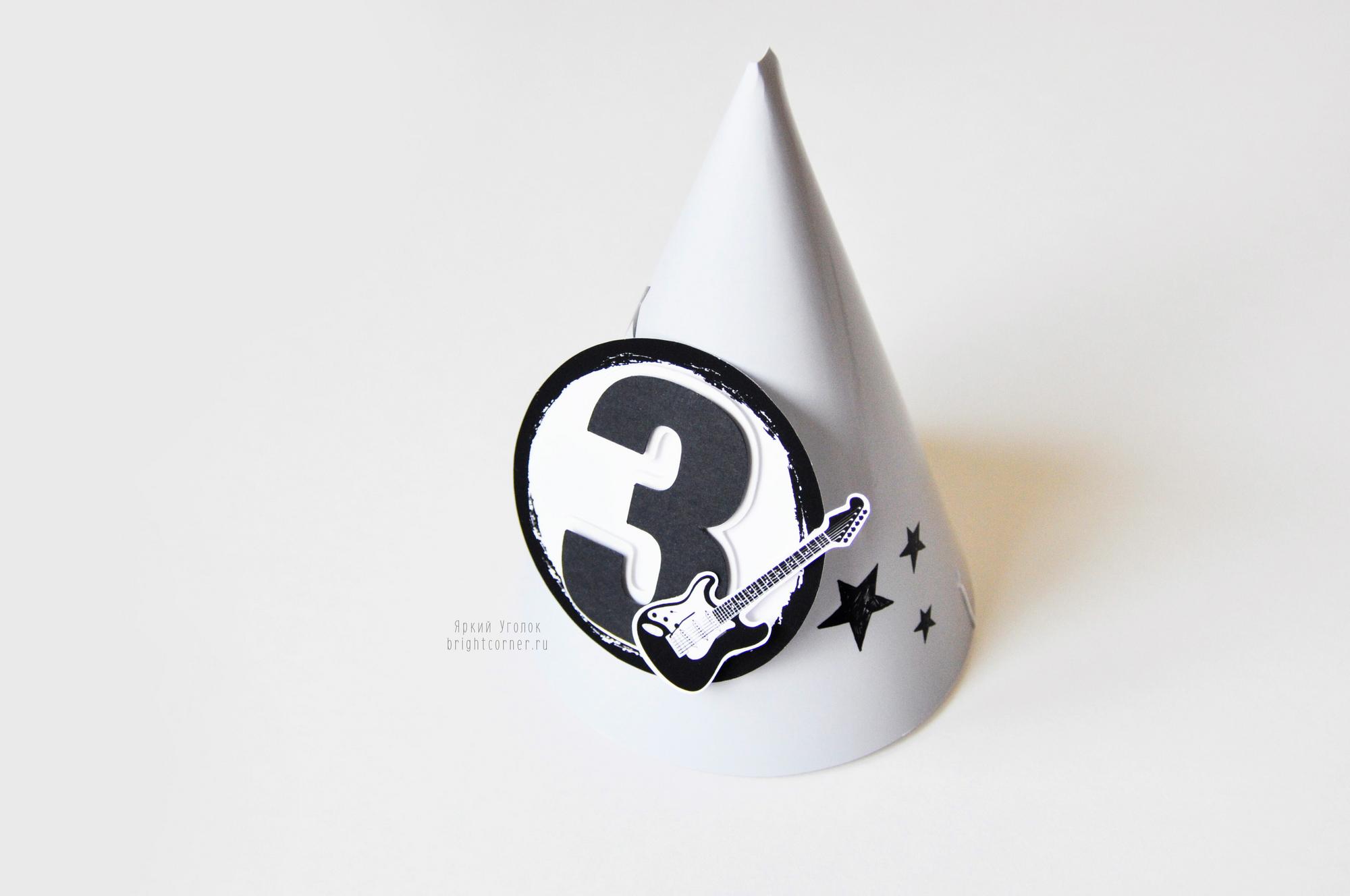 Колпачок с объемным декором - цифрой