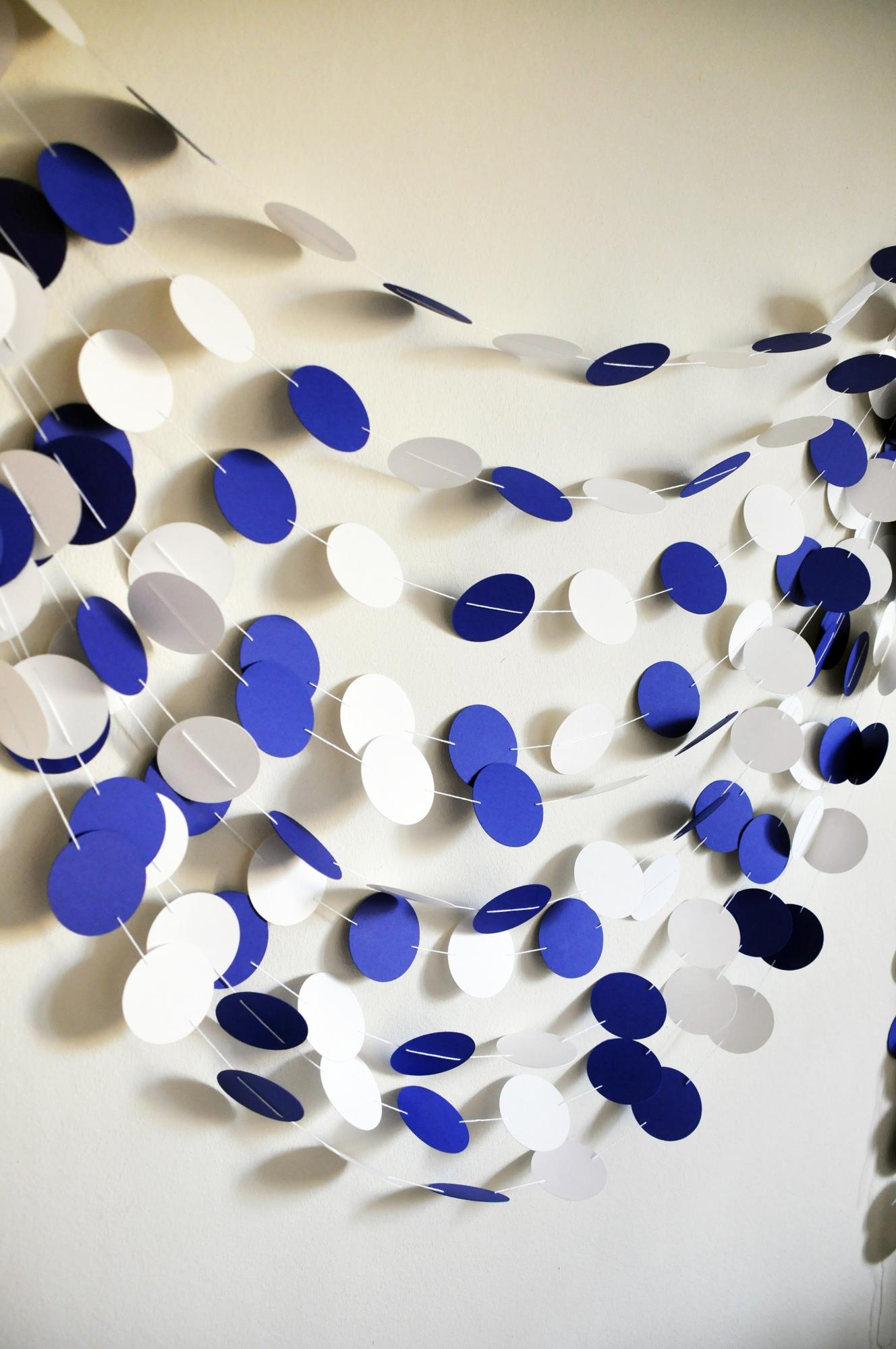 Гирлянда крупные кружки