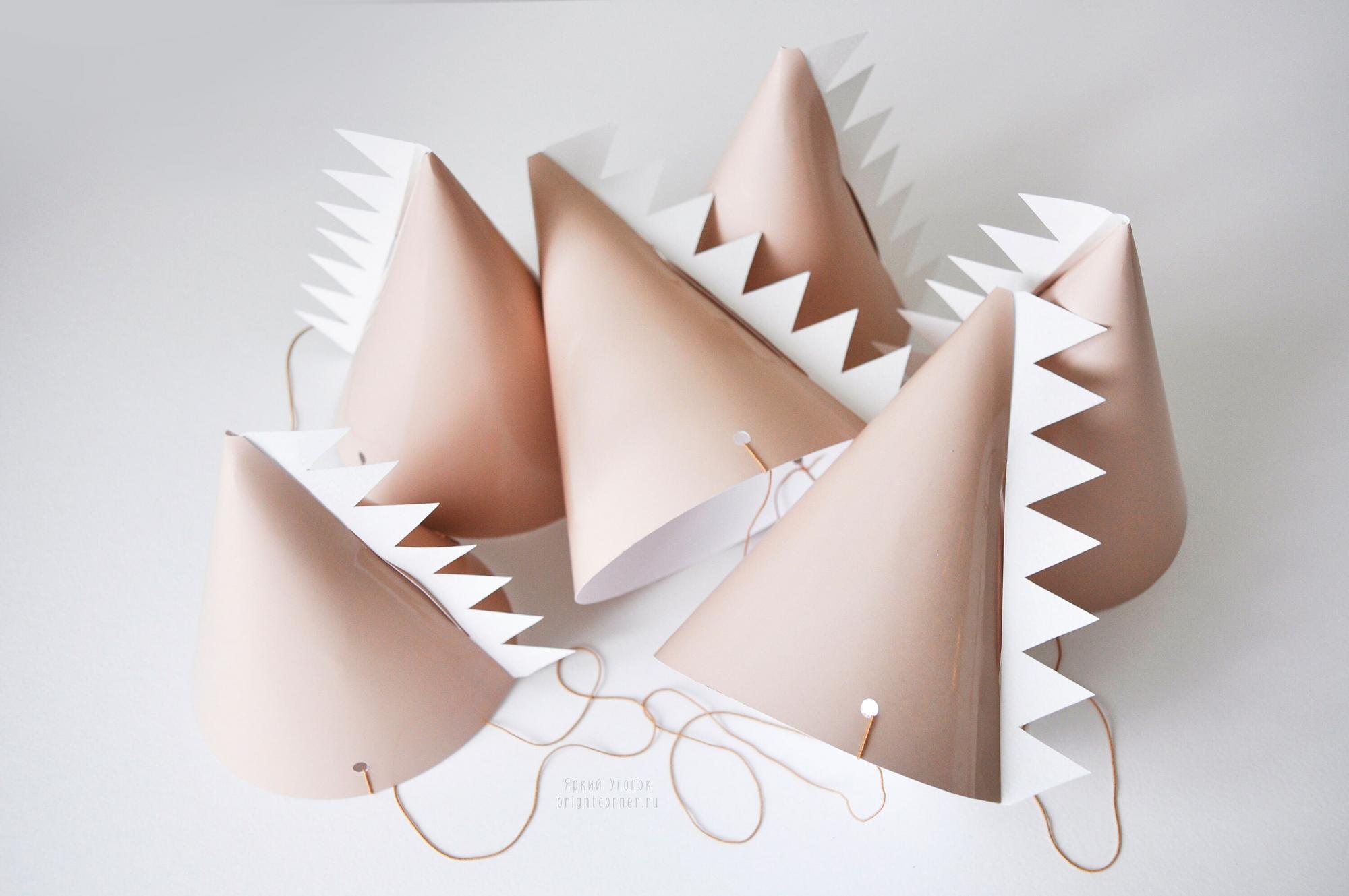 Колпачки со сложным декором - шипы