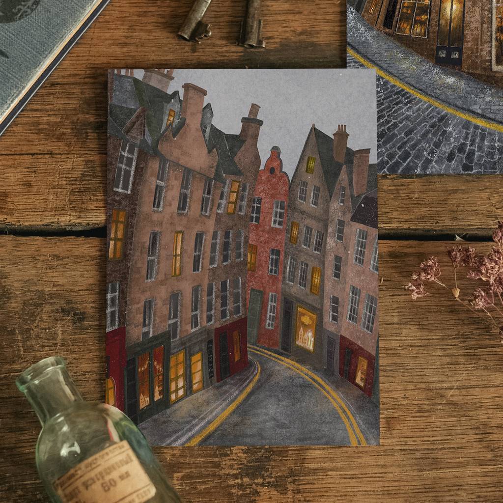 "Edinburg" почтовая открытка