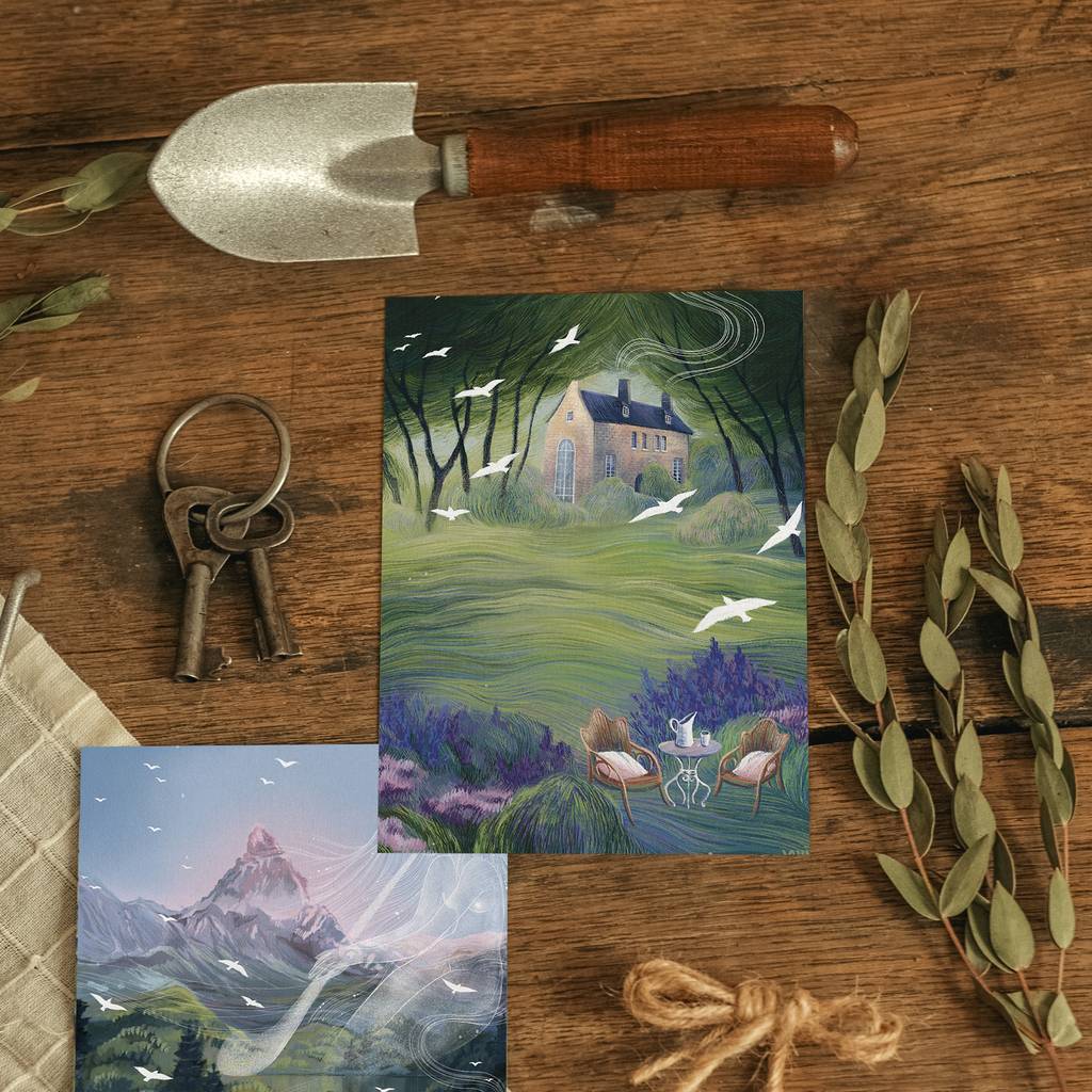 "Cottage dream" открытка почтовая