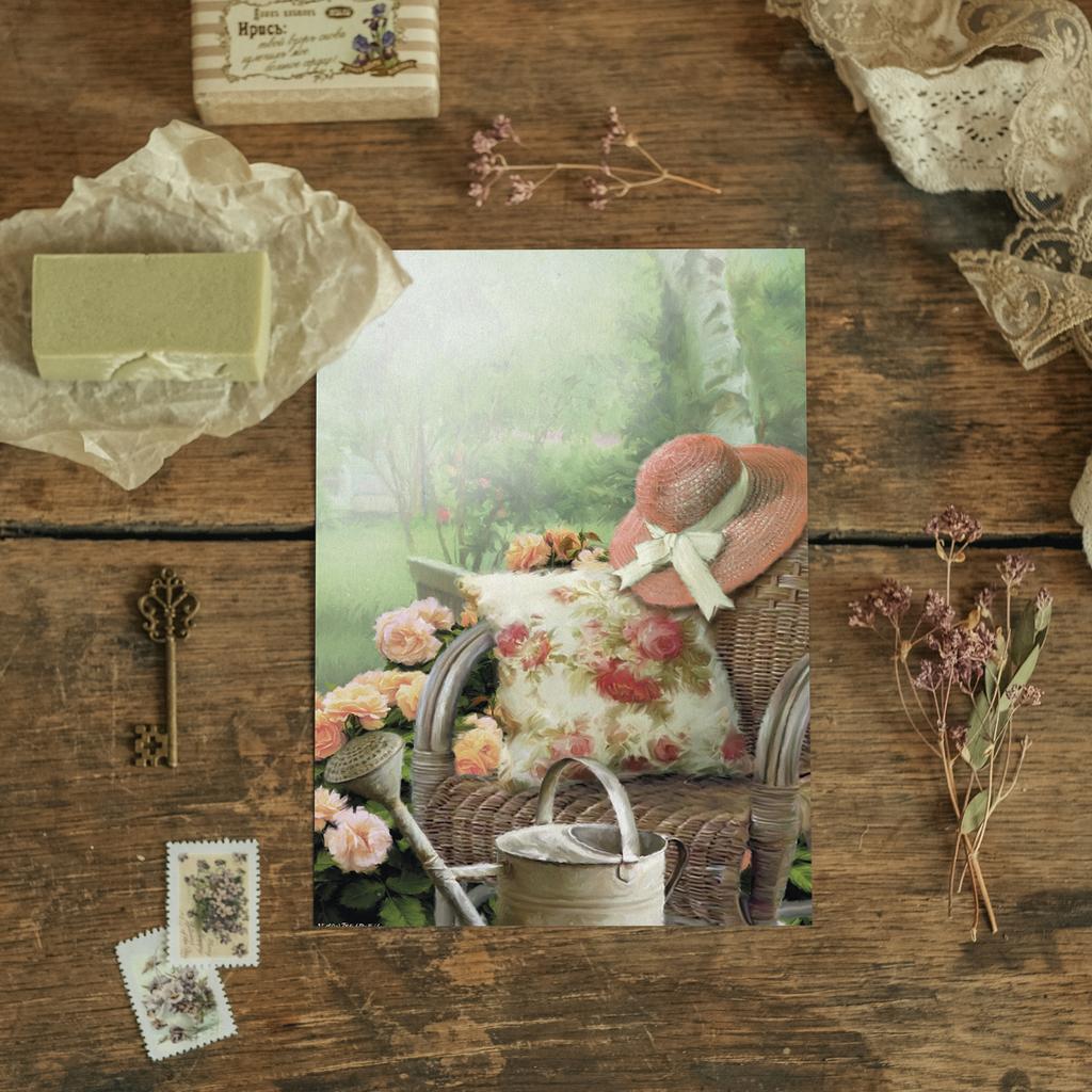 "Забытая шляпка" открытка почтовая для посткроссинга