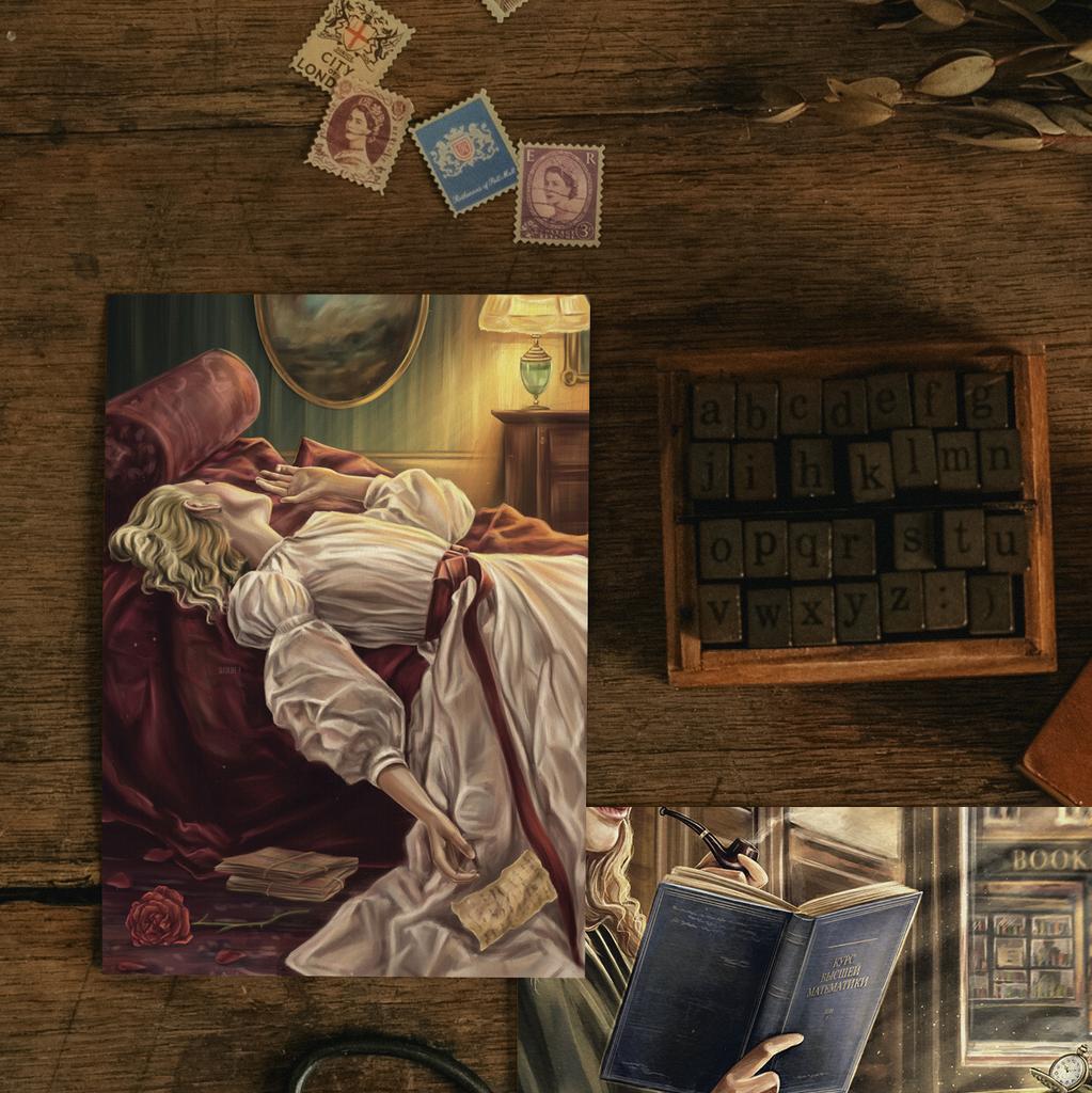 "Роковое письмо" почтовая открытка для посткроссинга