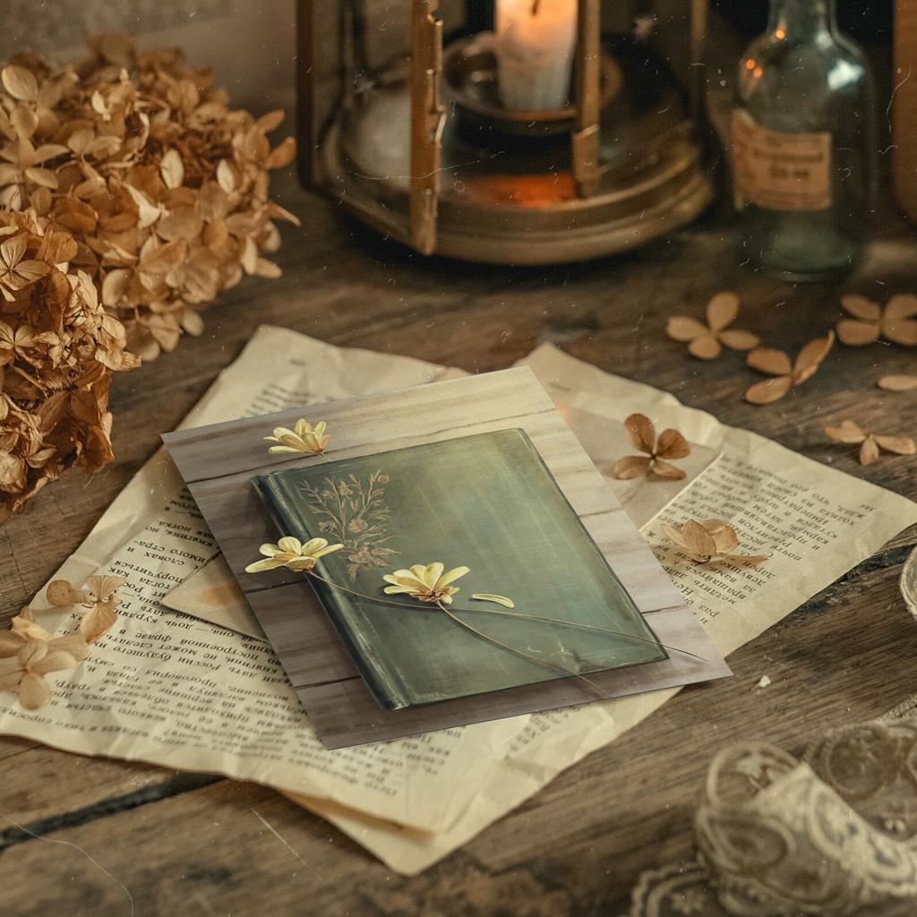 "Записки лета" почтовая открытка для посткроссинга