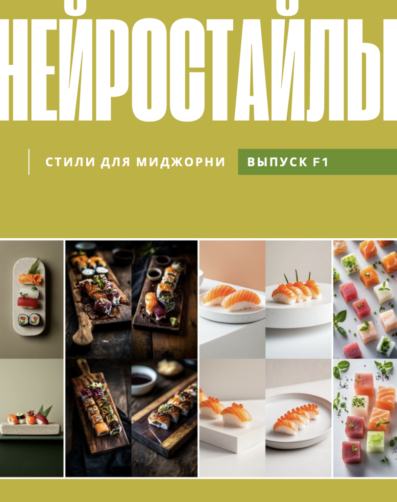 Нейростайлы Фудфото | Выпуск F1