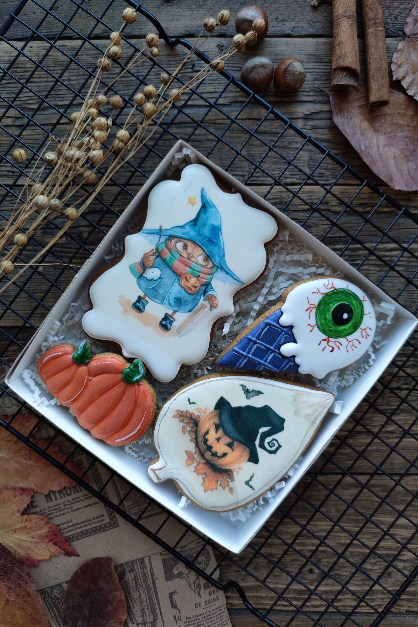 имбирные пряники на хэллоуин фото 1