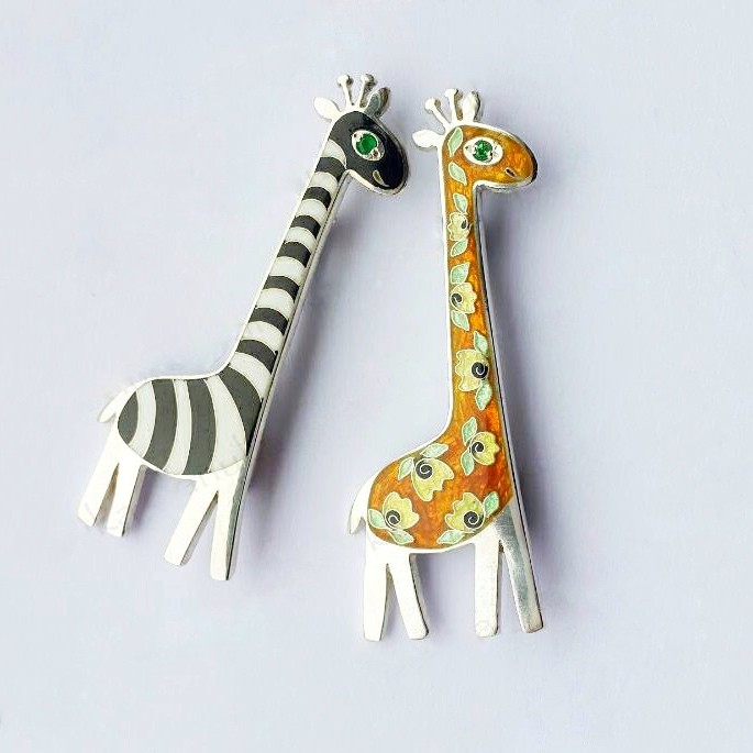 БРОШЬ/КУЛОН "ЖИРАФ"