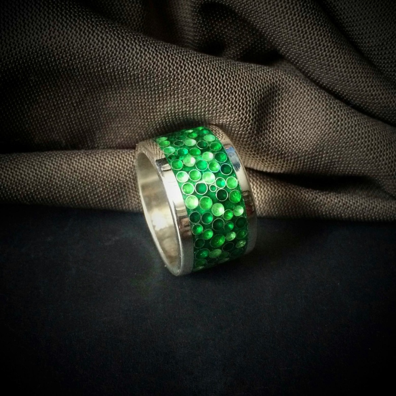 КОЛЬЦО "ЗЕЛЕНЫЙ ТОЧКИ"