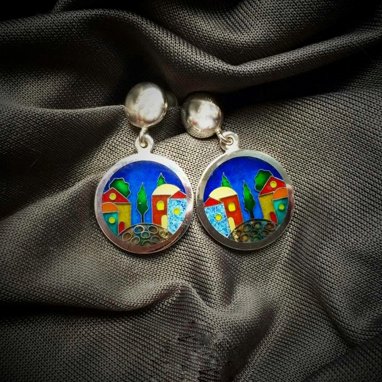 СЕРЬГИ "НОЧЬ"