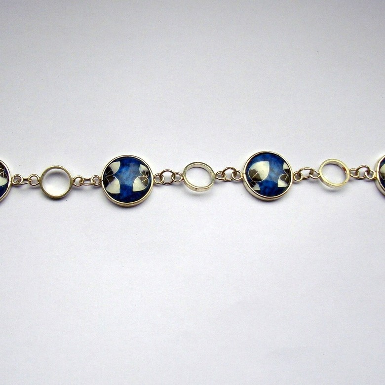 БРАСЛЕТ "БЕЛЫЕ ЛИСТИКИ"