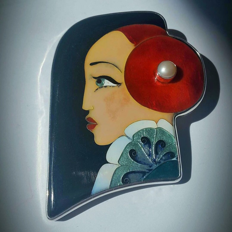 БРОШЬ/КУЛОН "КНЯГИНЯ"