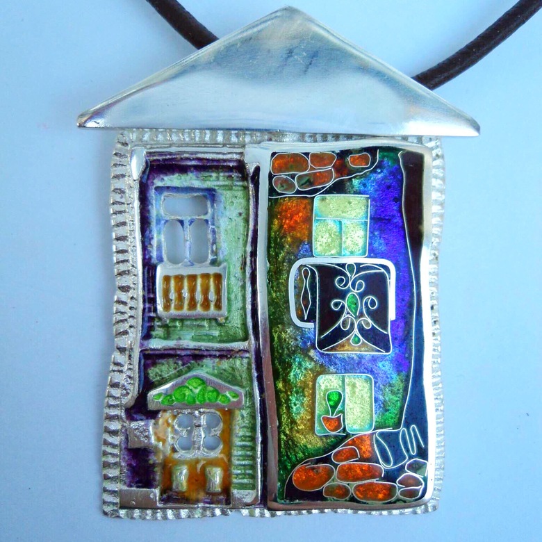 БРОШЬ/КУЛОН "ДОМИК"