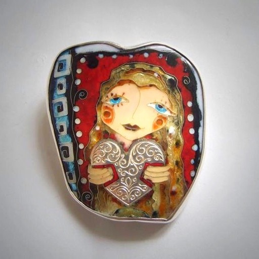 БРОШЬ/КУЛОН "ЗЛАТОВЛАСКА"