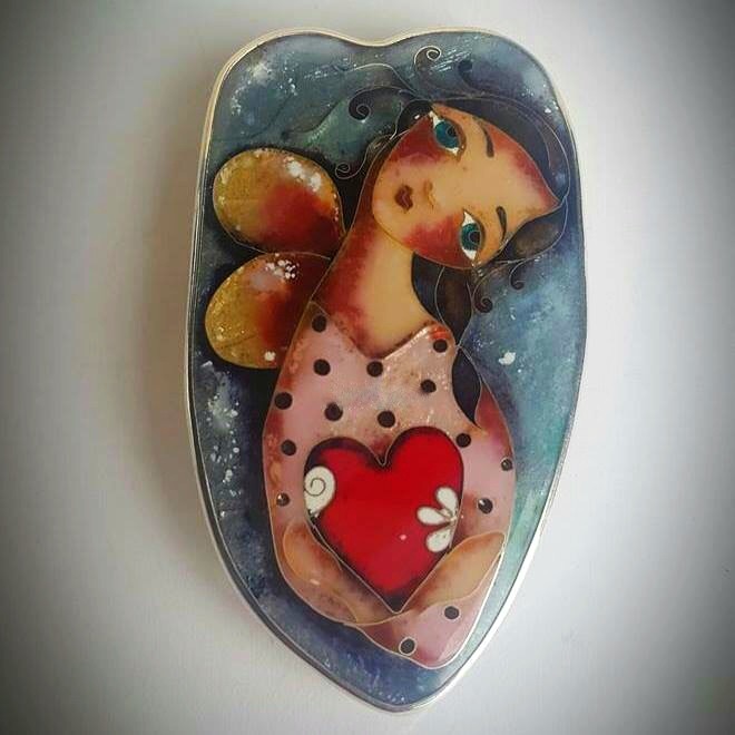 БРОШЬ/КУЛОН "ФЕЯ ЛЮБВИ"