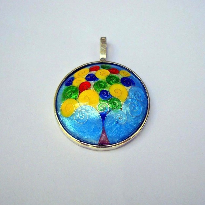 КУЛОН "ЦВЕТУЩЕЕ ДЕРЕВО"