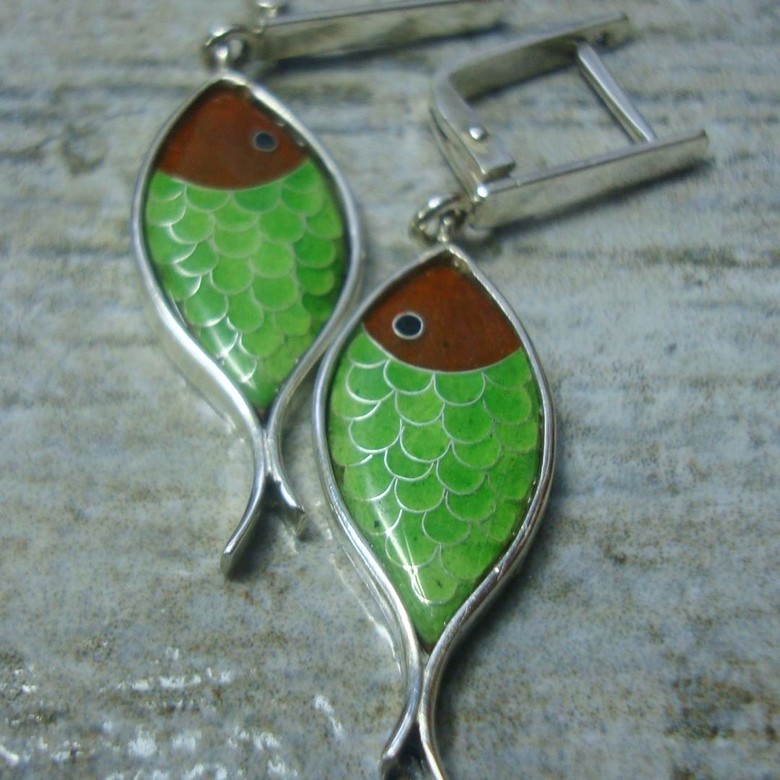 СЕРЬГИ "РЫБКИ"